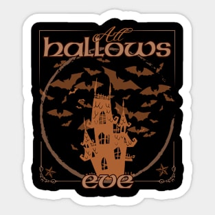 All hallows eve Sticker